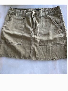 Sanctuary Olive Utility Miniskirt